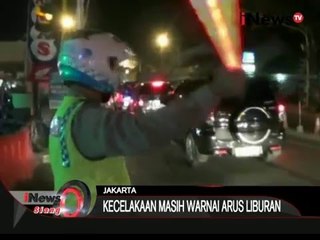 Kecelakaan masih warnai arus libur natal dan tahun baru 2016 - iNews Siang 04/01