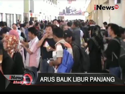 Lonjakan arus balik liburan di bandara juanda, Penumpang mencapai 25.000 - iNews Siang 04/01
