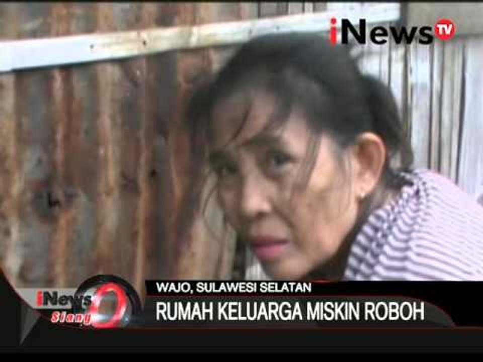 Potret kemiskinan, rumah keluarga miskin roboh karena termakan usia - iNews Siang 04/01