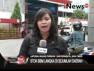 Live report: kelangkaan BBM di sejumlah SPBU di Surabaya - iNews Siang 05/01