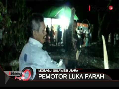 Seorang pengendara motor luka parah tertimpa pohon tumbang di Mobagu, Sulut - iNews Pagi 05/01