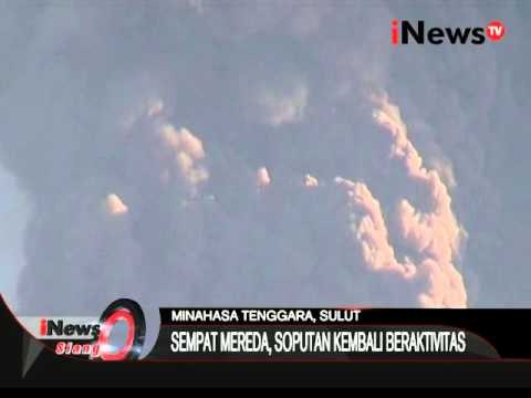 Gunung api soputan kembali muntahkan awan panas ke pemukiman warga - iNews Siang 05/01