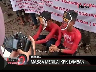 Tuntut penyelesaian korupsi dana Bansos, demo di depan KPK kembali berlanjut - iNews Petang 06/01