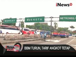 Belum ada perunahan tarif angkutan umum meski harga BBM turun - iNews Malam 06/01