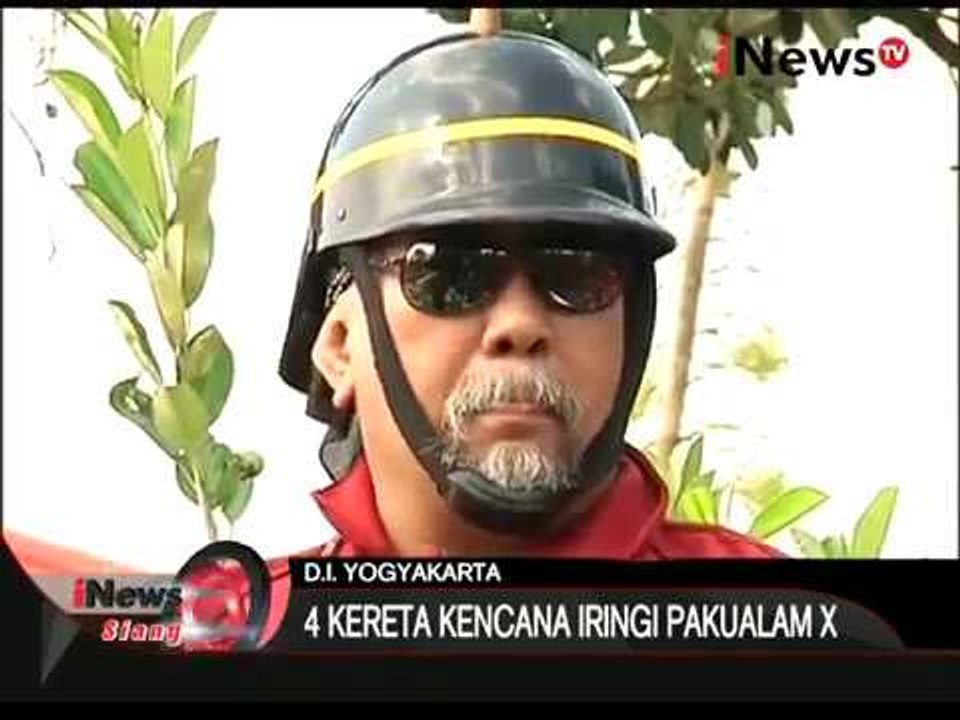 4 kereta kencana iringi Pakualam X - iNews Siang 08/01