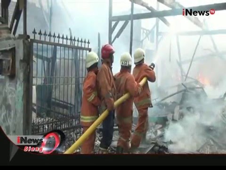Ledakan tabung Elpiji di warung nasi, 3 rumah ludes terbakar - iNews Siang 08/01