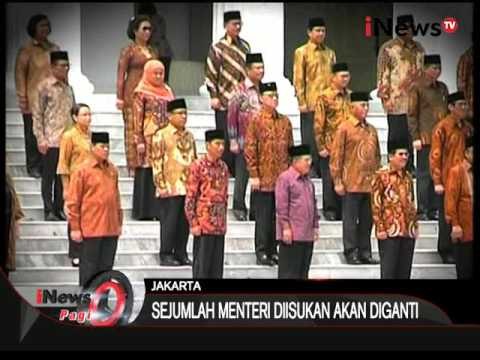 Isu reshuffle kabinet semakin menguat, sejumlah nama menteri mulai disebut - iNews Pagi 11/01