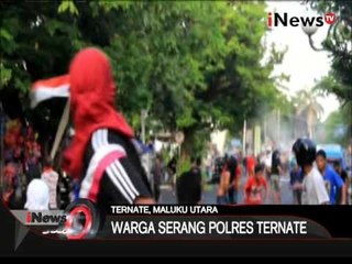 Buntut tewasnya 2 orang warga, polres ternate diserang warga toboko - iNews Pagi 12/01