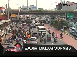 Wacana pengelompokan SIM C menuai kontroversi - iNews Petang 12/01