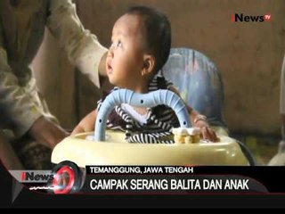 54 anak-anak dan balita terserang penyakit Campak secara bersama di Temanggung - iNews Siang 13/01