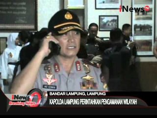 Pasca bom sarinah, polda lampung perketat penjagaan pelabuhan Bakauheni - iNews Breaking News 14/01