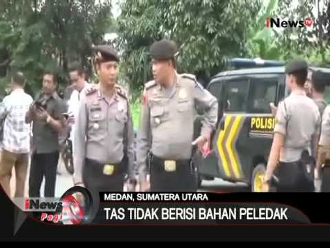 Tas yang diduga berisi bom ditemukan di Medan, tim gegana Brimob evakuasi tas - iNews Pagi 18/01