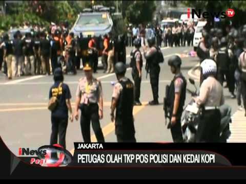 Setelah olah TKP ledakan bom Sarinah, barang bukti dibawa untuk di selidiki - iNews Pagi 15/01