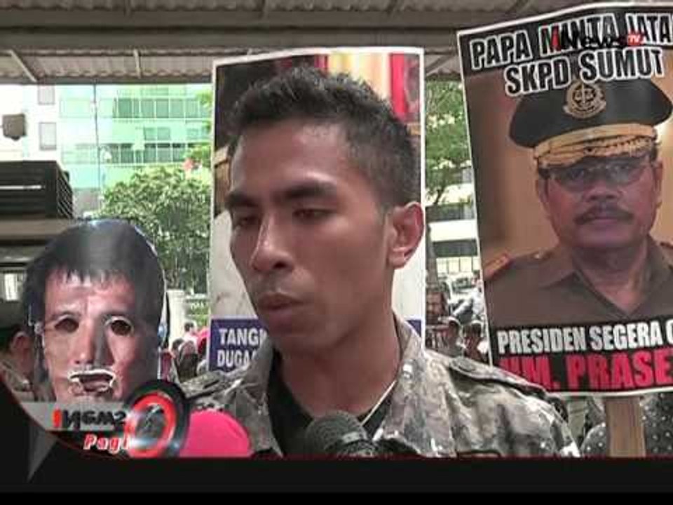 Pemuda & mahasiswa kembali datangi gedung KPK, tuntut periksa kembali Surya Paloh - iNews Pagi 19/01