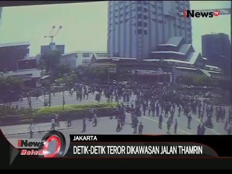 Mabes Polri rilis video rekaman CCTV aksi teror bom Sarinah - iNews Malam 18/01