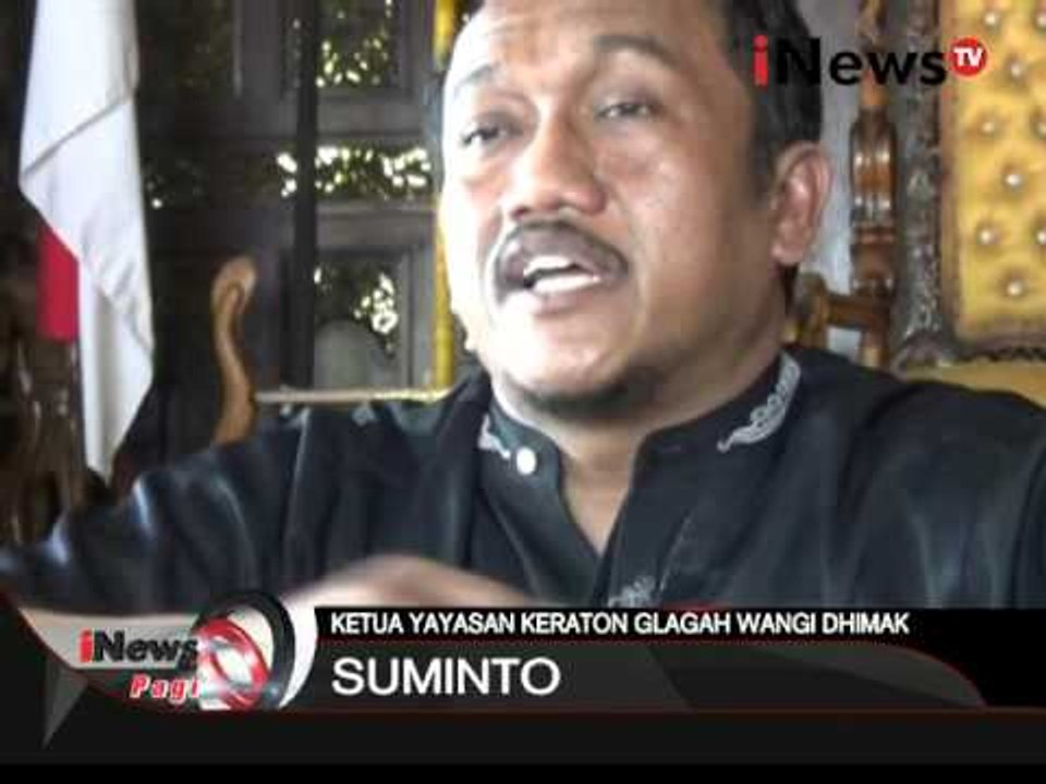 DPP Gafatar Jawa Tengah sempat dikukuhkan di Demak pada gelar budaya keraton - iNews Pagi 19/01