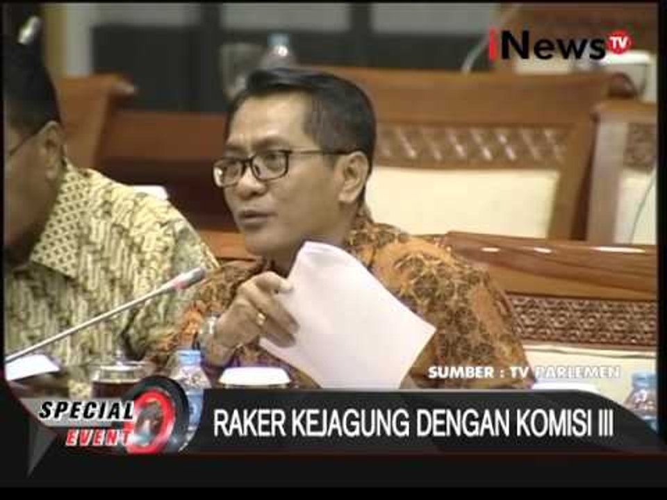 Raker Jaksa Agung Dengan Komisi III DPR 02 - Special Event 20/01