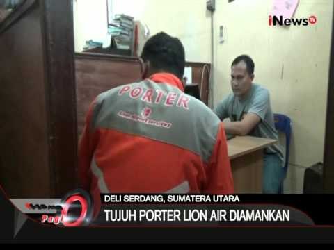 Diduga mencuri bagasi penumpang, 7 porter Lion Air diamankan polisi - iNews Pagi 21/01