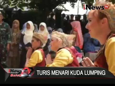 Turis asal Belgia menari kuda lumping - iNews Malam 20/01