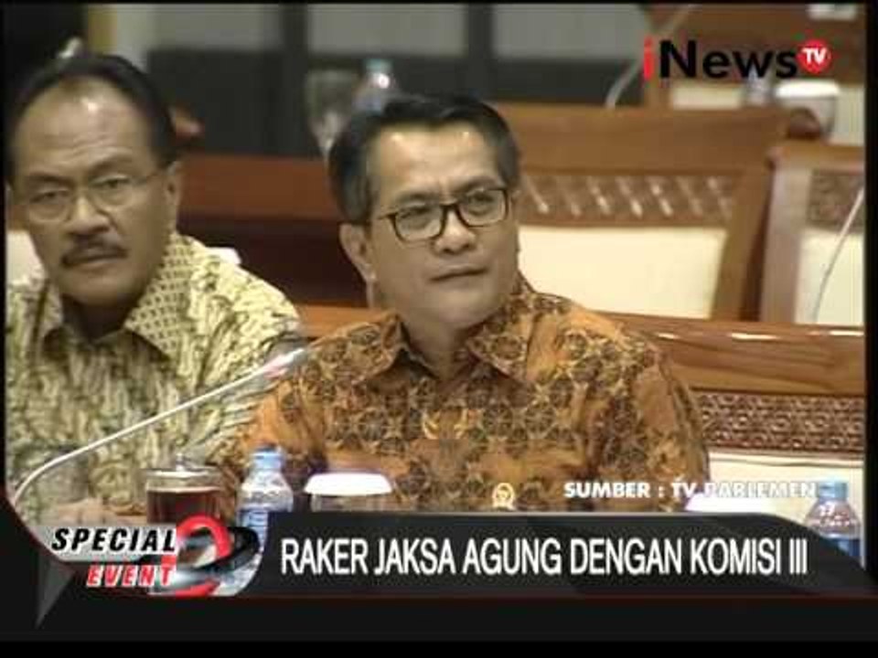 Raker Jaksa Agung Dengan Komisi III DPR 01 - Special Event 20/01
