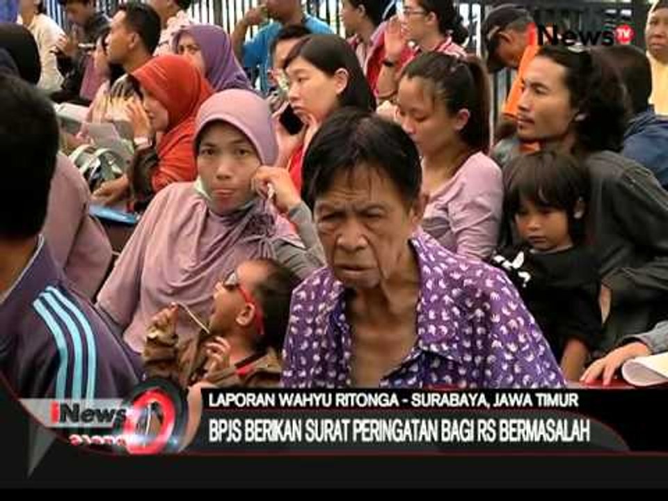 Live report : pelayanan pengguna BPJS di Surabaya - iNews Siang 17/03
