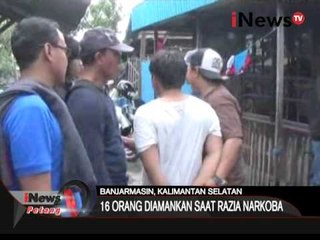 16 orang diamankan saat razia narkoba - iNews Petang 16/03
