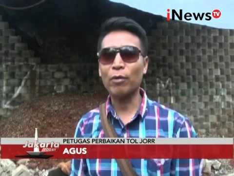 Tembok penyangga tol Jorr, Tanah Kusir, Jaksel longsor - Jakarta Today 17/03