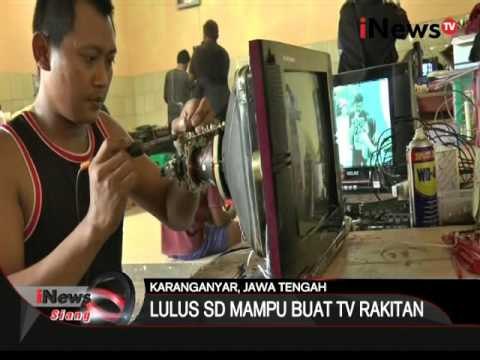 Keren, Lulusan SD mampu merakit TV - iNews Siang 25/01