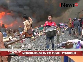 Download Video: Kebakaran melanda pemukiman padat penduduk di Kampung Baru, Pademangan, Jakut - Jakarta Today 26/01