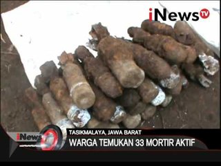 Warga temukan 33 Mortir aktif ditemukan di Tasikmalaya, Jawa Barat - iNews Malam 24/01