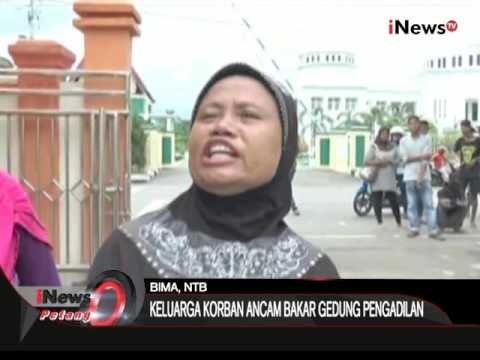 Sidang ditunda, sidang kasus pembunuhan di Bima diwarnai kericuhan - iNews Petang 26/01