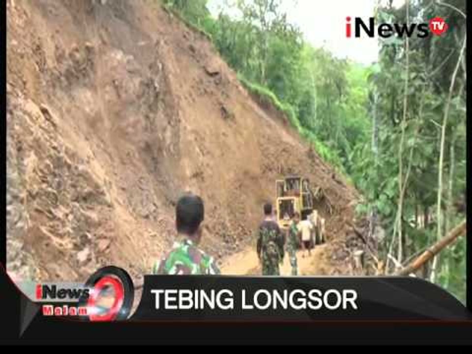 Tebing longsor, aktivitas terhambat - iNews Malam 26/01