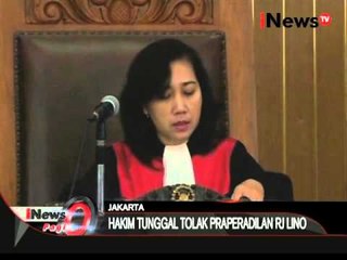 KPK menangkan sidang praperadilan atas penetapan tersangka RJ Lino - iNews Pagi 27/01