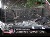 Bus terbakar di jalan Tol Gempol Surabaya yang mengakibatkan kemacetan - iNews Petang 29/01