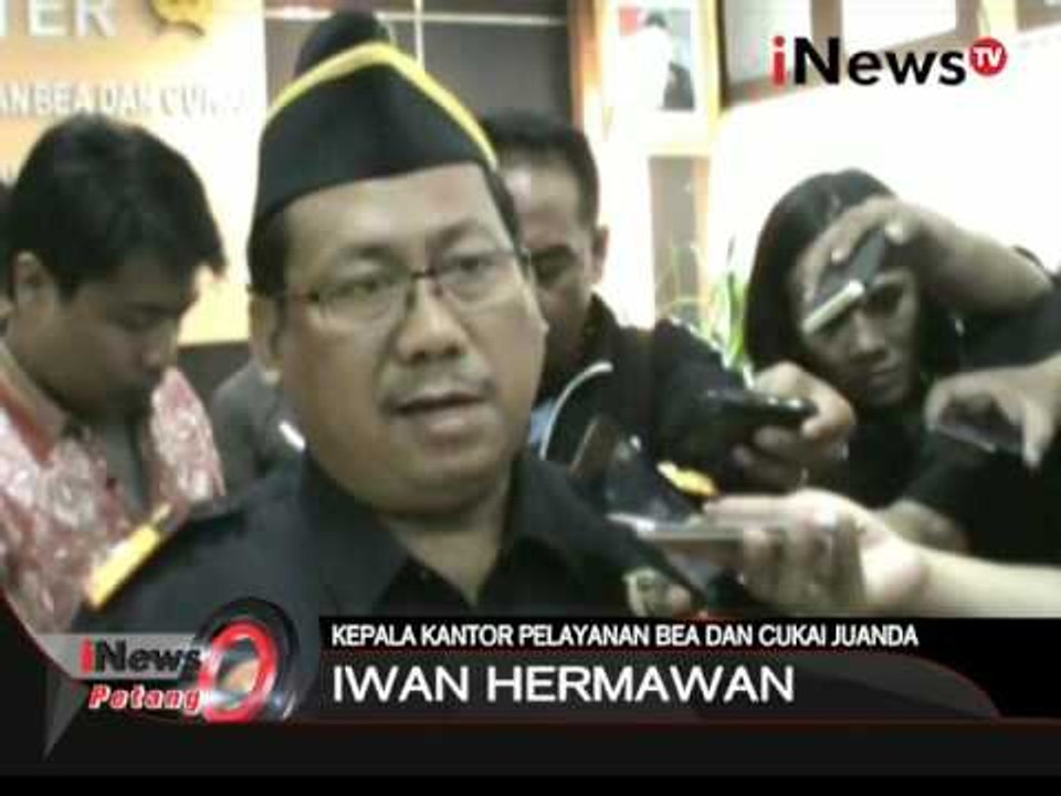 Bea Cukai gagalkan penyelundupan narkoba, 1 orang tersangka diamankan - iNews Petang 29/01