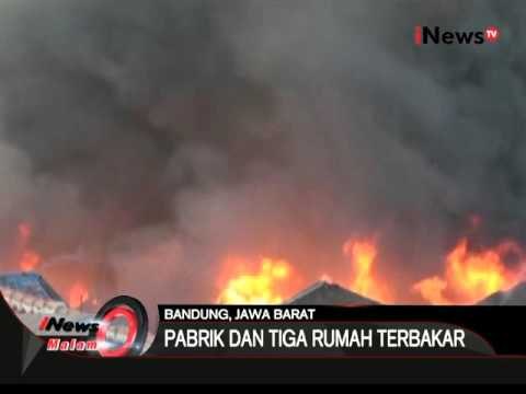 Ledakan pabrik plastik, pabrik plastik dan 3 rumah di Bandung ludes terbakar -iNews Malam 01/02