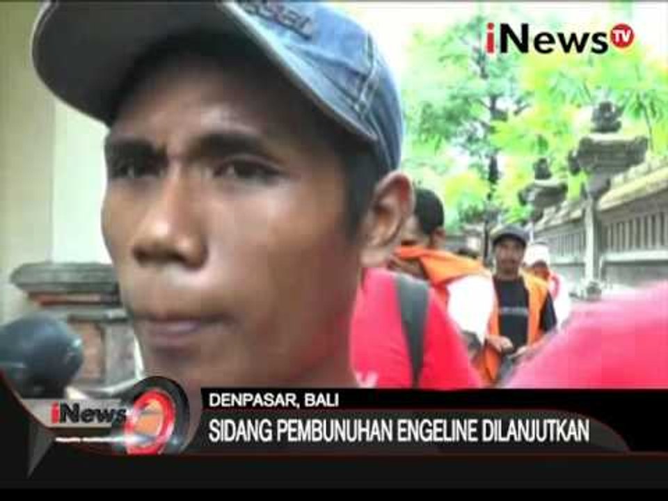 Sidang kasus Engeline kembali dilanjutkan, terdakwa menerima keputusan JPU - iNews Petang 02/02