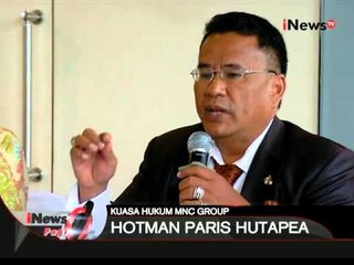 MNC Media melakukan konferensi press terkait perkara pajak mobile 8 - iNews Pagi 04/02