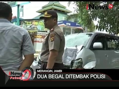 Polisi tembak dua begal saat melarikan diri - iNews Petang 04/02