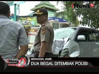 Polisi tembak dua begal saat melarikan diri - iNews Petang 04/02