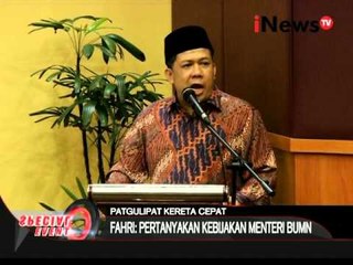 Keterangan diskusi proyek kereta cepat - Special Event 04/02
