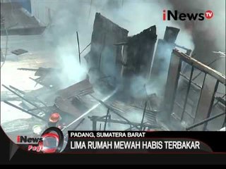 Perumahahan mewah terbakar diduga arus pendek listrik - iNews Pagi 05/02