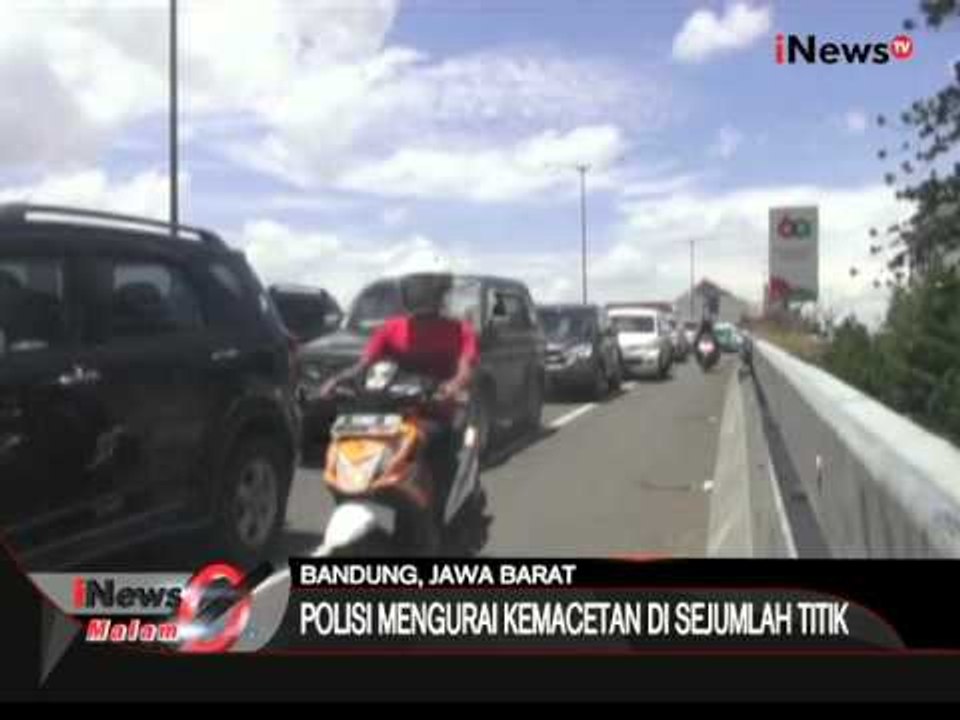 Jelang libur panjang Imlek, sejumlah jalan di Bandung macet parah - iNews Malam 07/02