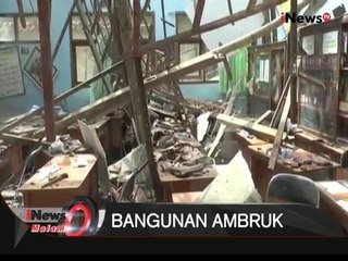 Pasca atap bangunan sekolah ambruk, sejumlah guru terluka di Gresik, Jatim - iNews Malam 07/02