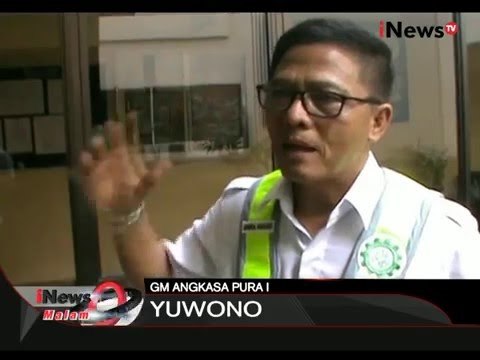 Landasan pacu rusak, sejumlah jadwal penerbangan tertunda di Bandara Juanda - iNews Malam 09/02