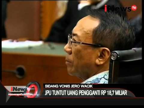 Sidang putusan Jero Wacik untuk sementara di skors - Breaking News 09/02