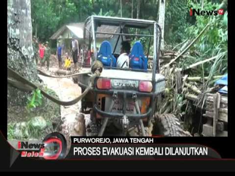 Pencarian korban longsor di Purworejo, mobil offroad dikerahkan - iNews Malam 07/02