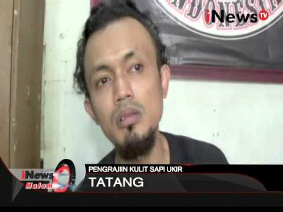 Inilah kerajinan kulit sapi ukir yang unik dan kreatif - iNews Malam 10/02