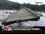 Pasca diterjang banjir, sebuah jembatan penghubung di Padang Lawas, Sumut ambruk - iNews Malam 10/02