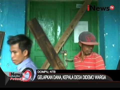 Ricuh demo warga, warga menyegel kantor kepala desa - iNews Petang 11/02